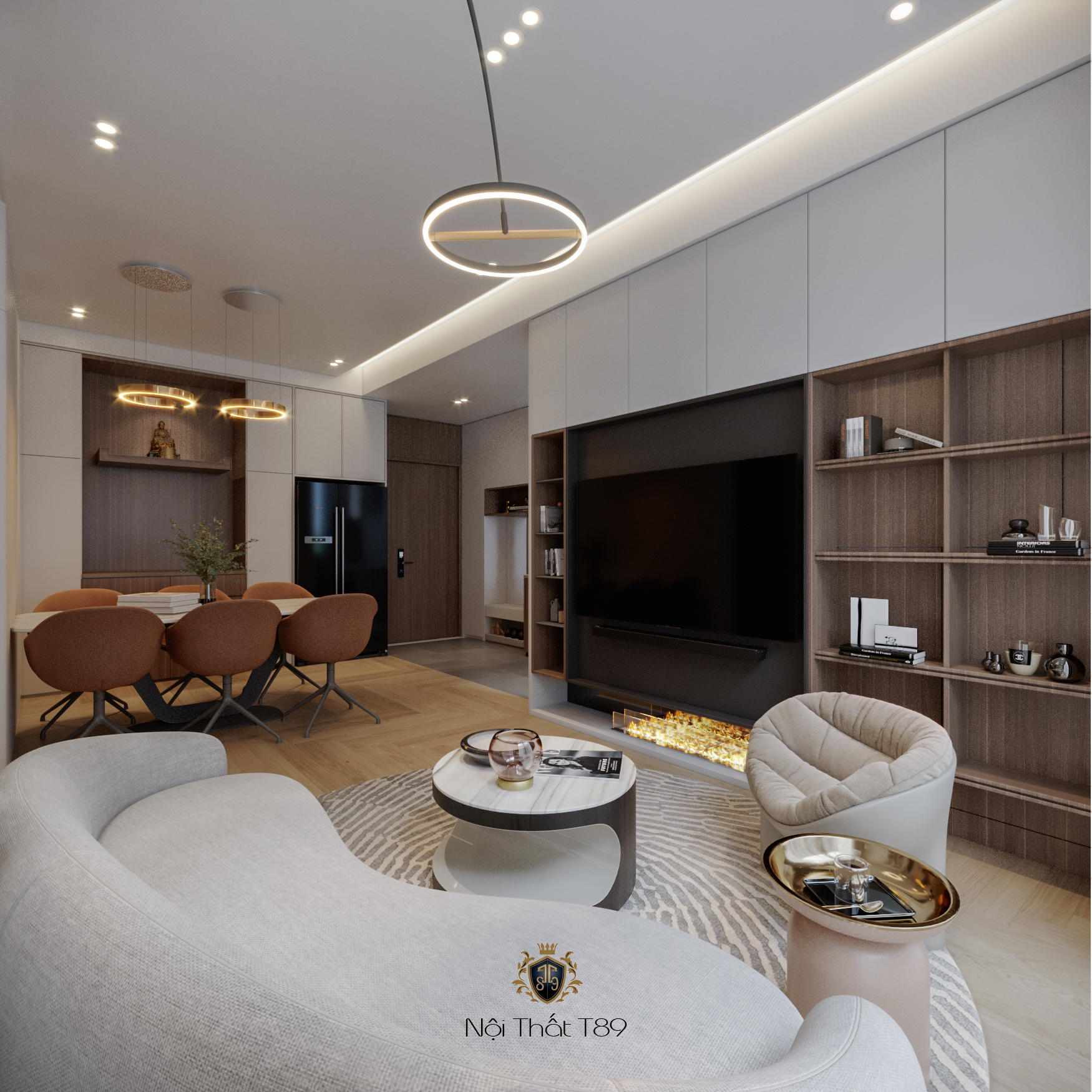 Thiết kế Nội Thất Chung cư  SKY OASIS RESIDENCES - ECOPARK