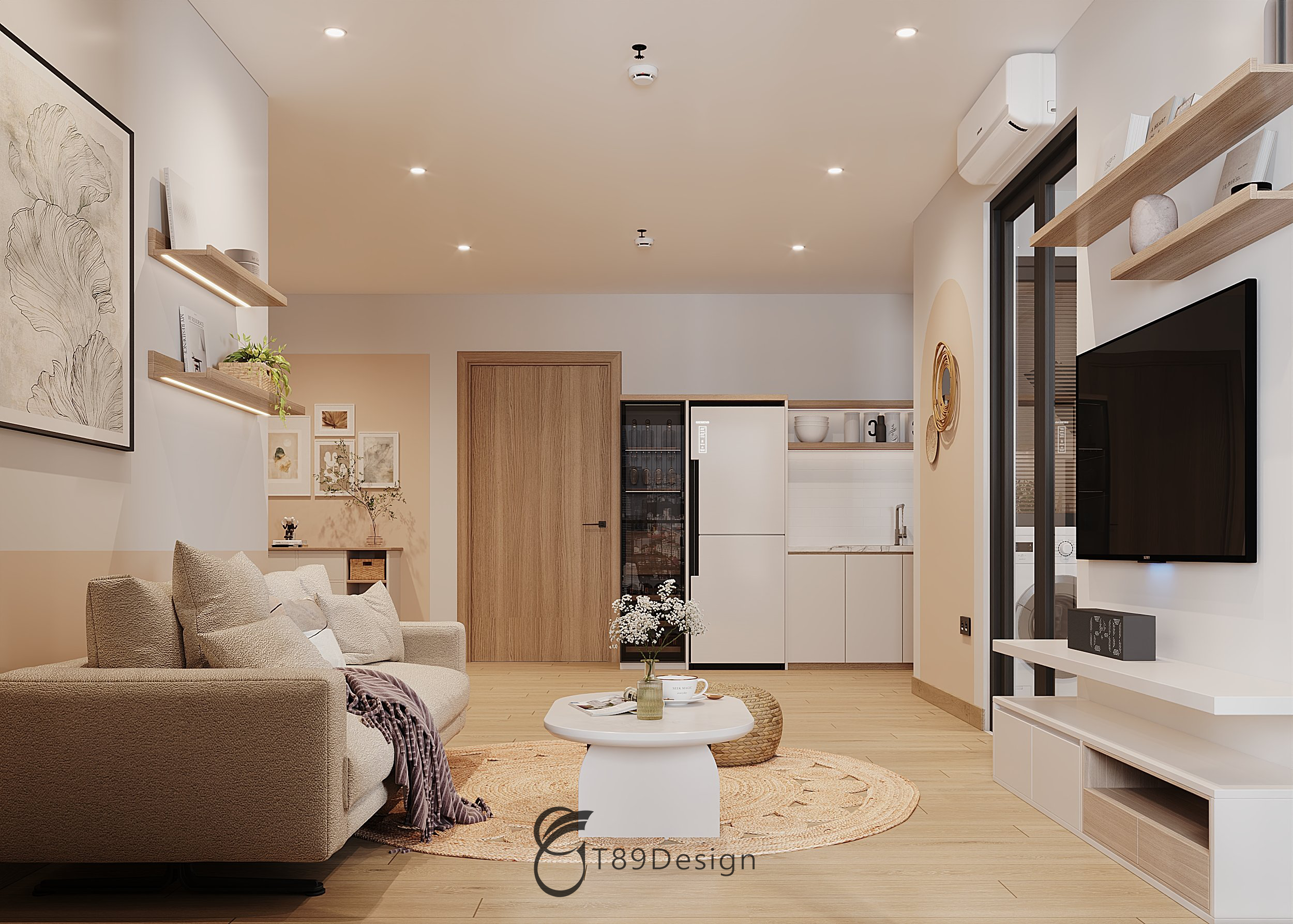 Thiết Kế Nội Thất Chung Cư - Skyoasis - Ecopark