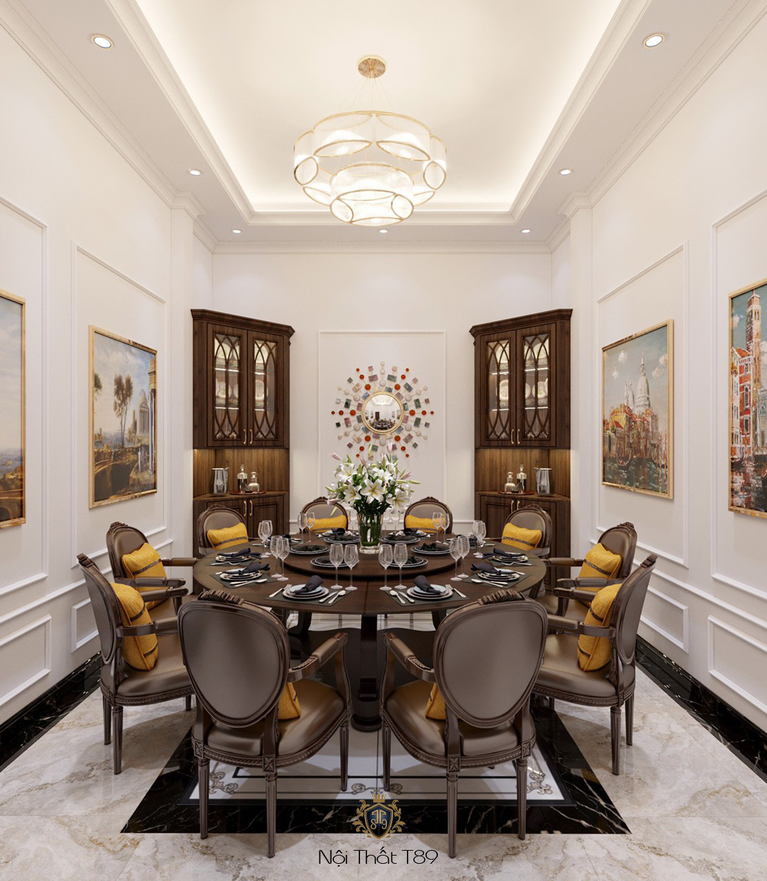 Thiết Kế Nội Thất Nhà Hàng Anh Quyết Đầm Lau