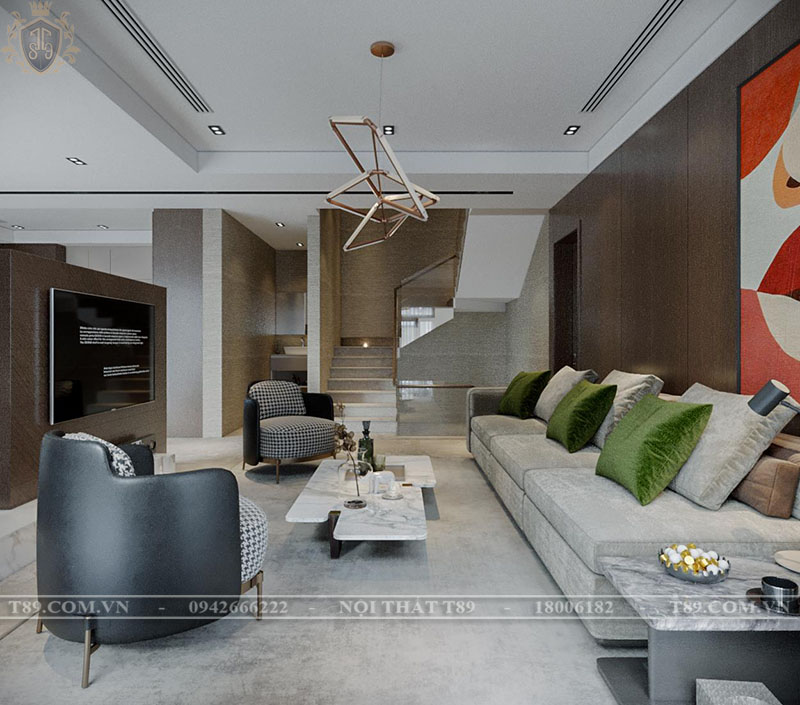 Thiết kế Nội thất căn hộ Anh Minh Cẩm Phả - Setup full