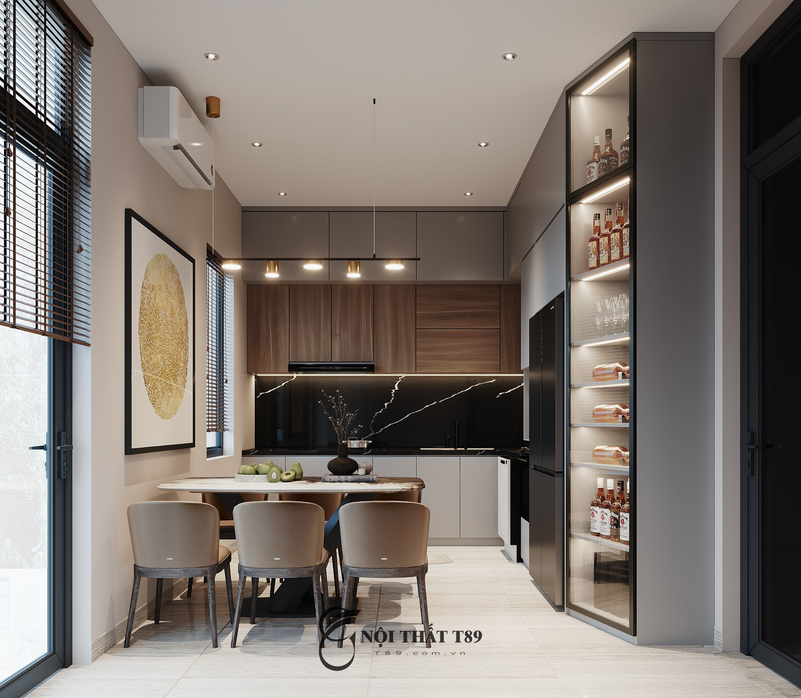 Thiết Kế Nội Thất Nhà Phố - Anh Khanh Đa Tốn, Gia Lâm, Hà Nội