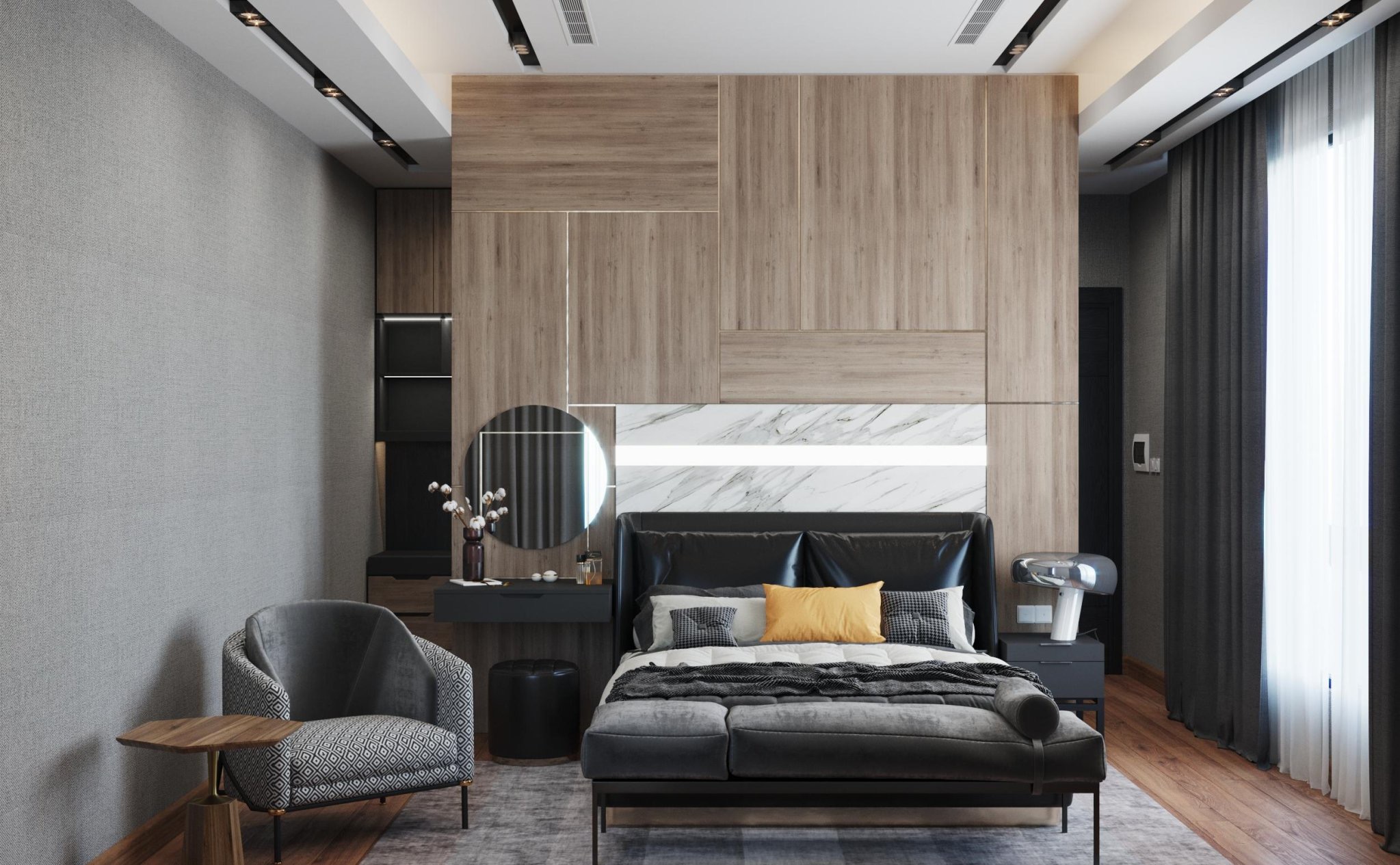 Thiết Kế NộiThất - Phòng ngủ, Anh Hùng - Hưng Yên