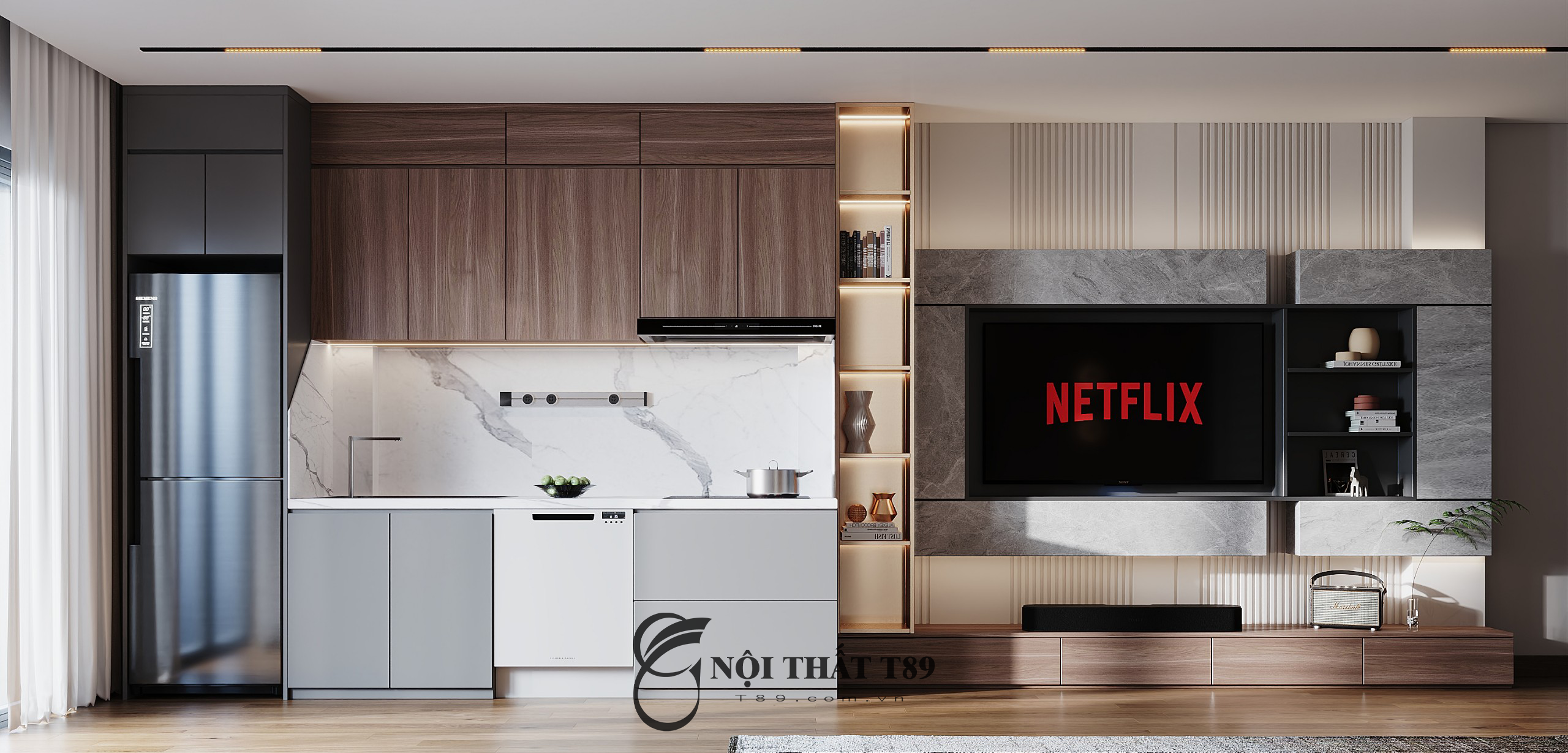 Thiết Kế Nội Thất Nhà Phố - Chị Hằng, Chiêm Mai, Xuân Quan