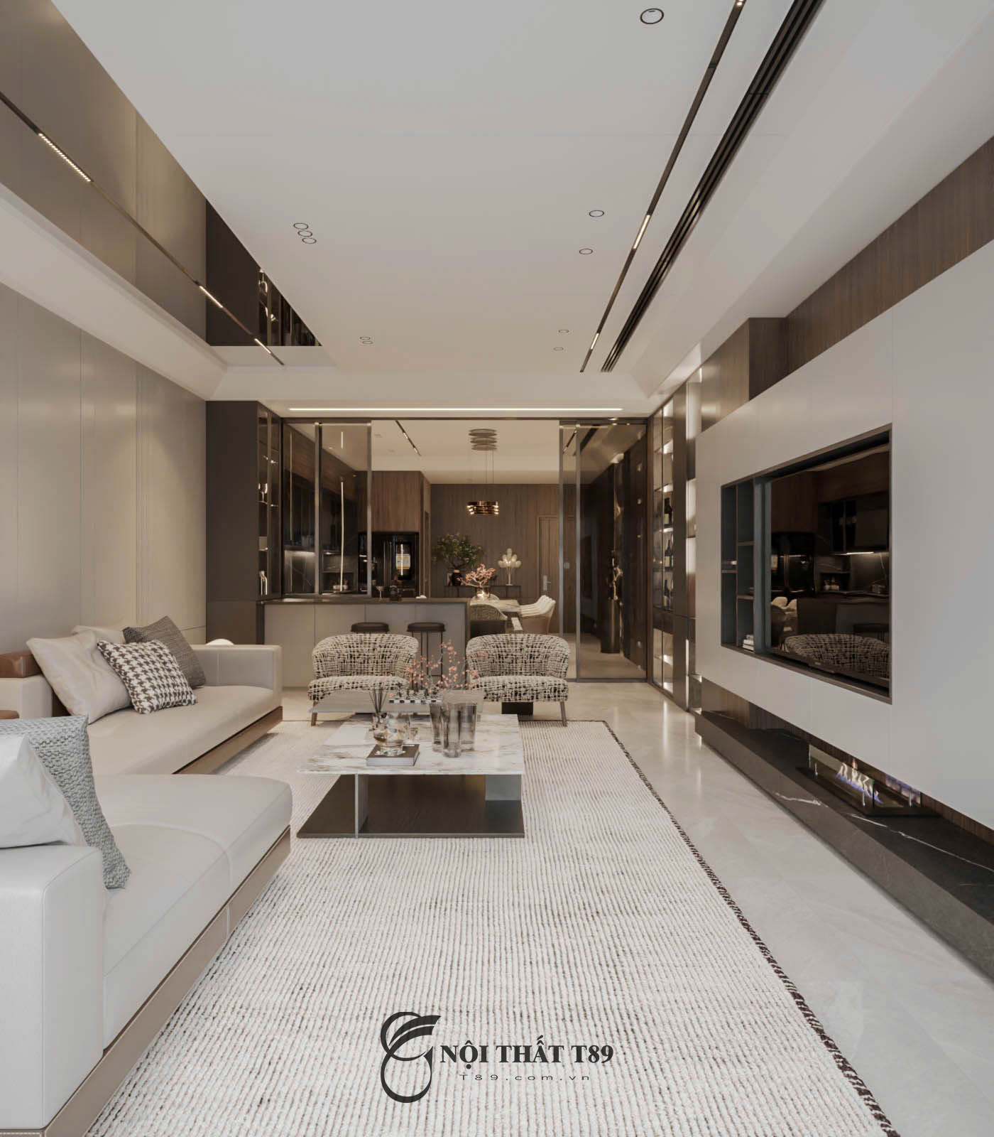 Thiết Kế Nội Thất Nhà Phố - C.Hằng Hải Dương