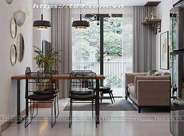 Thiết kế nội thất chung cư Anh Điệp - vinhome ocean park - Setup full 