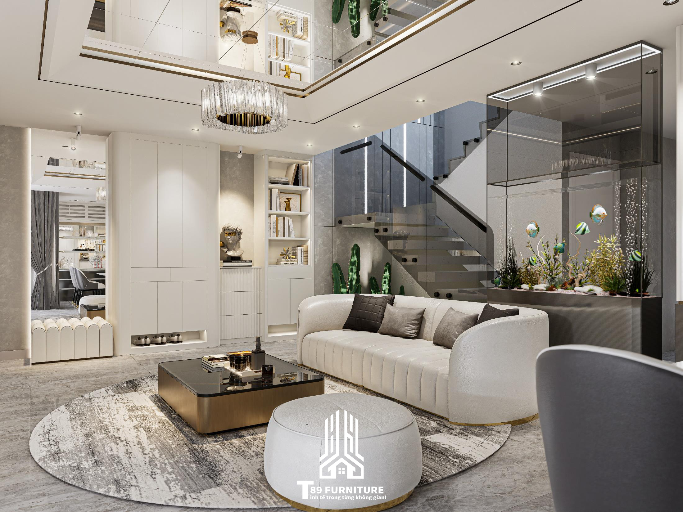 Thiết kế nội thất - Chung cư - Penthouse C3 Rừng cọ Ecopark