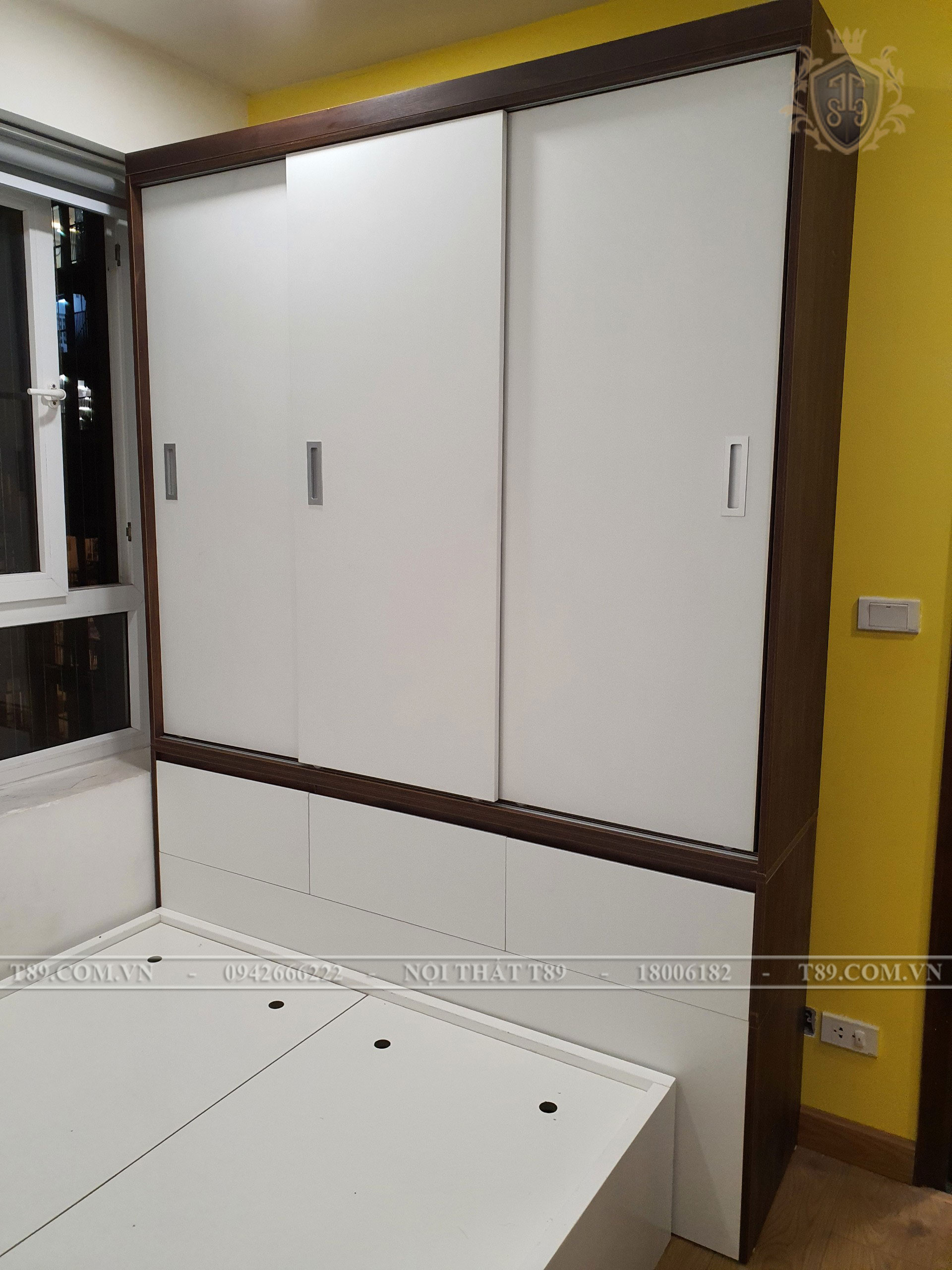 tủ quần áo gỗ công nghiệp TQA-02