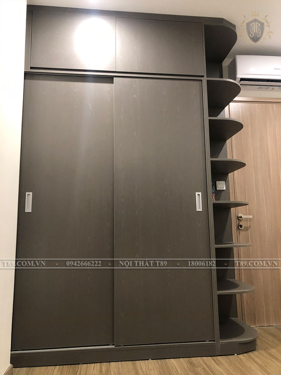 Tủ quần áo gỗ công nghiệp hiện đại -TQA-04