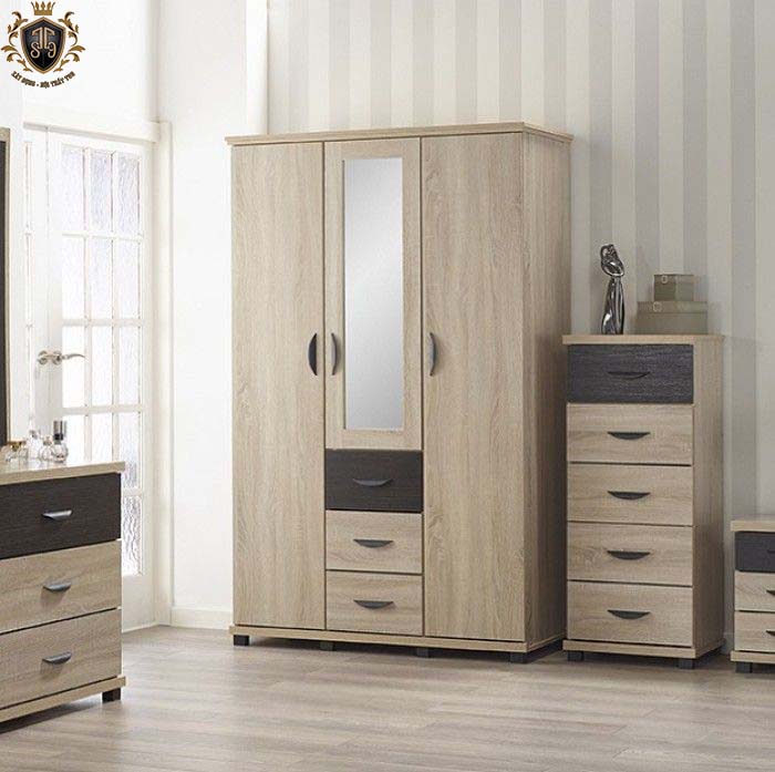 tủ quần áo gỗ công nghiệp đẹp